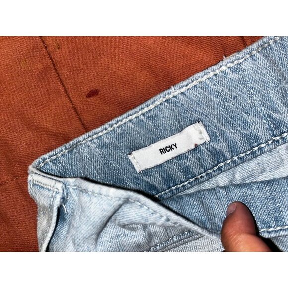 True Religion Ricky Blue Light Wash Slim Fit Straight Leg Men's Jeans Plus Size - Picture 6 of 11